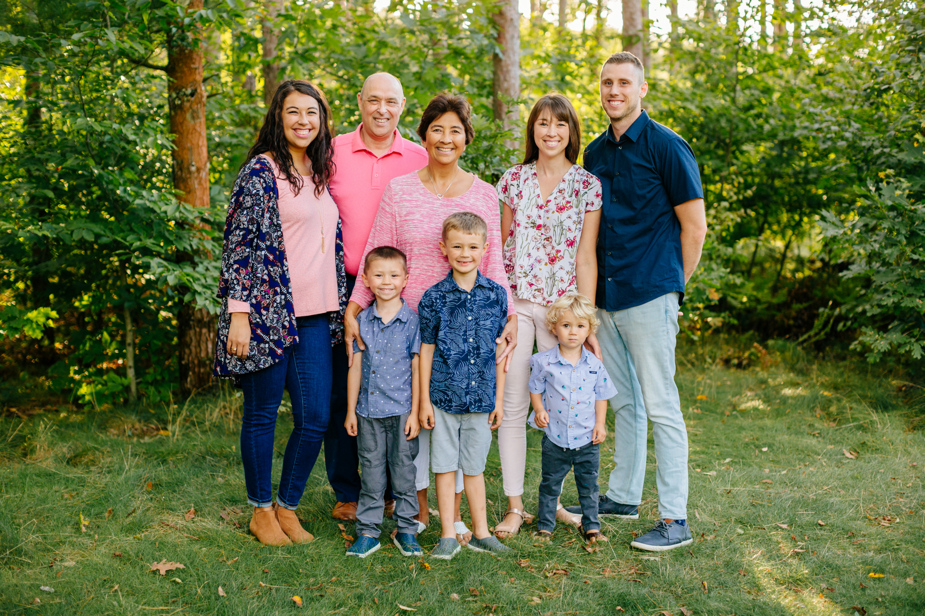 Family photos at Riley Trails in Holland, Michigan