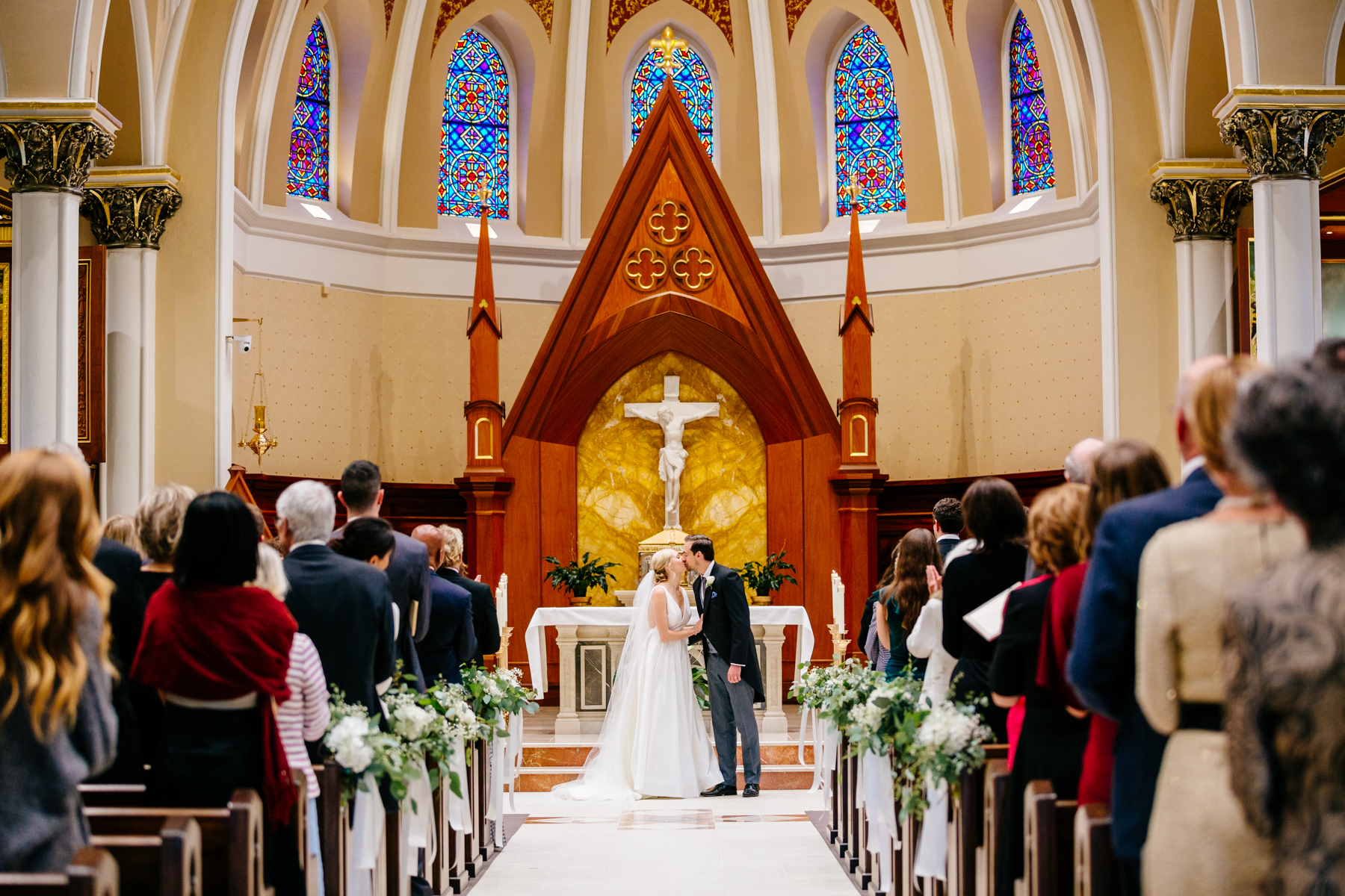 Wedding Ceremony at St. Mary's Cathedral in Saginaw