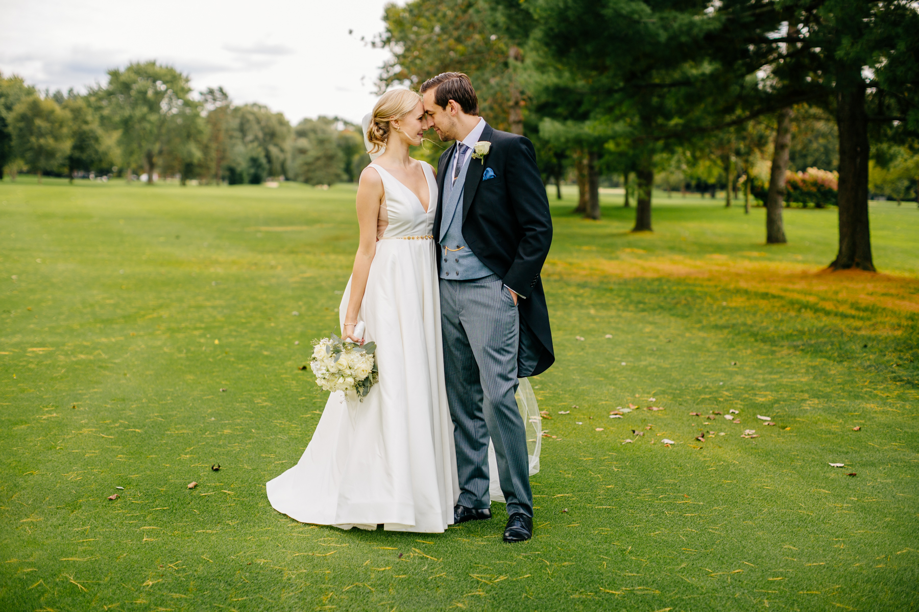 Bride and Groom at Saginaw Country Club