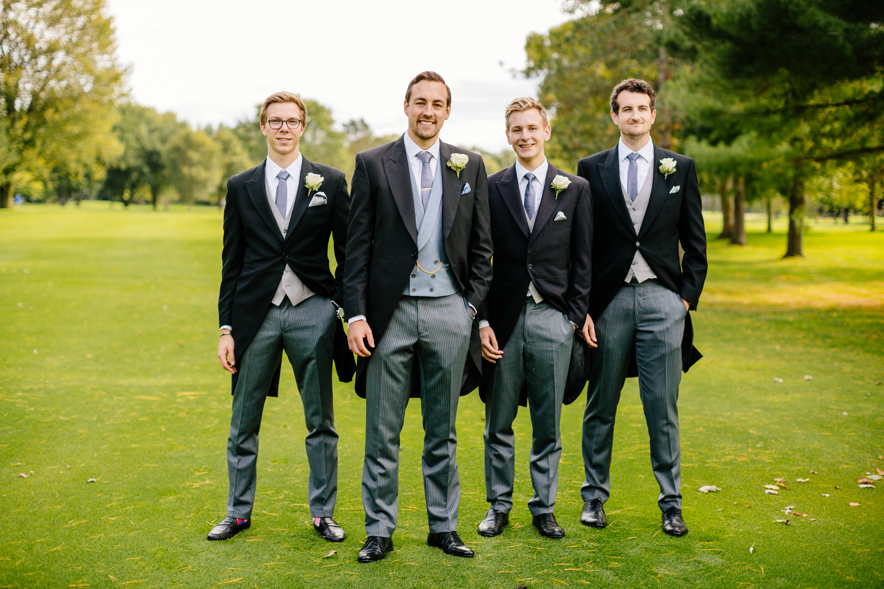 Groomsmen at the Saginaw Country Club