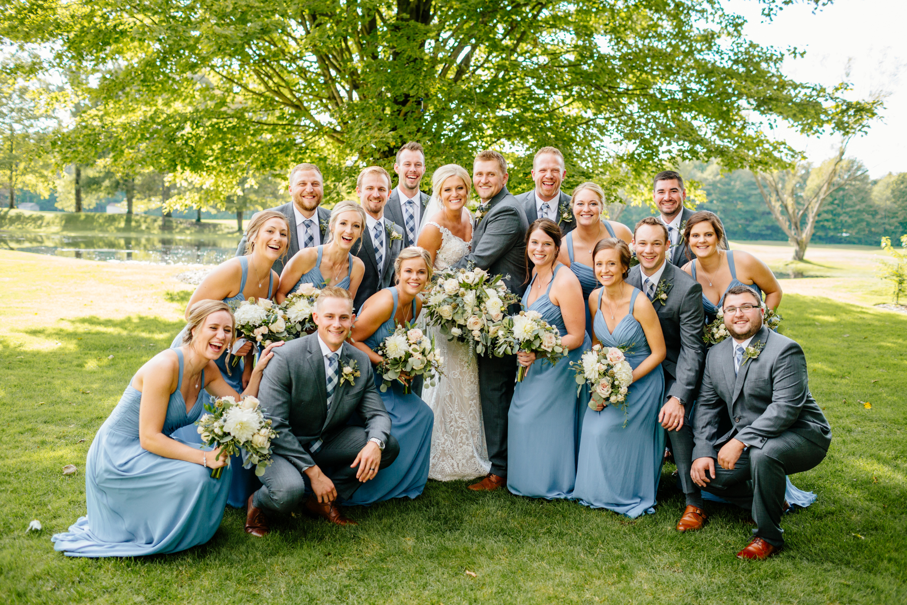 Bridal party at Laketown Golf and Conference Center